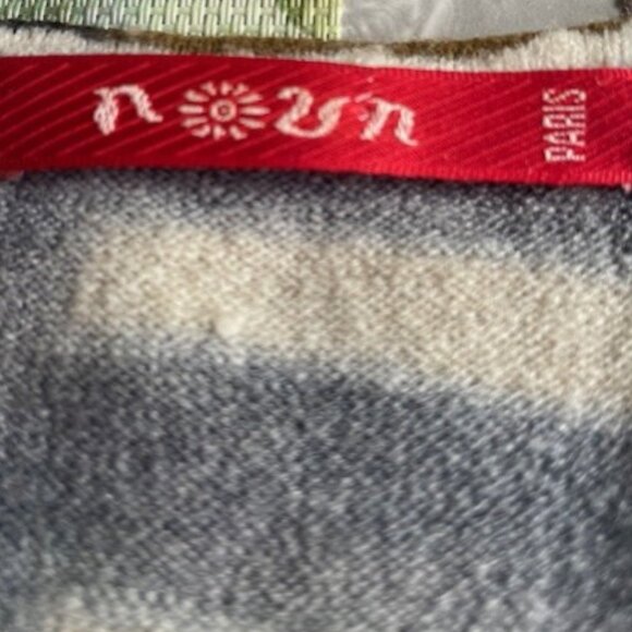 Vintage NOUN PARIS Japanese Lady Graphic Long Sleeve Knit Size S - Picture 7 of 9